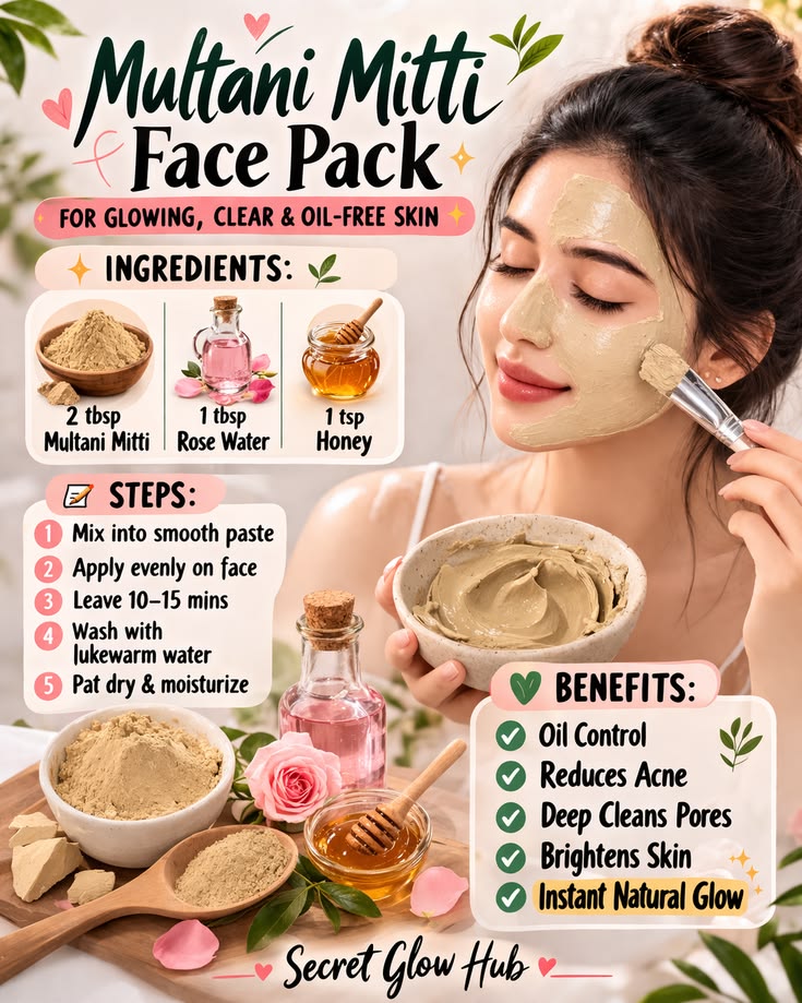 Preetypins's tweet image. Your weekly reminder to slow down and treat your skin. 🌿 This simple Multani Mitti DIY is my go-to for hitting the reset button on oily or dull skin. Natural, effective, and super satisfying. 🧖‍♀️✨

#SkincareRoutine #DIYSkincare #MultaniMitti #NaturalBeauty #GlowingSkin #SelfCare