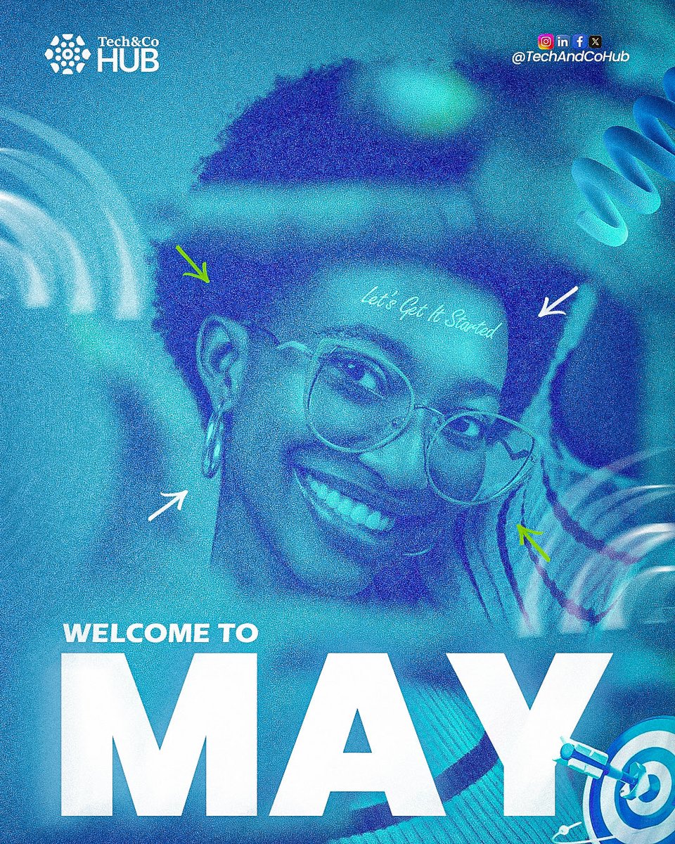 TechAndCoHub's tweet photo. WELCOME TO MAY 🚀

This is your sign to stop procrastinating and start building.

Learn a skill. Join a community. Change your story.

Tech&amp;Co Hub is always ready to make your dreams come through💻✨

#WelcomeToMay #TechAndCoHub #LearnTech #NigeriaTech #BuildInPublic #DataSkills https://t.co/XnczFdt7IS