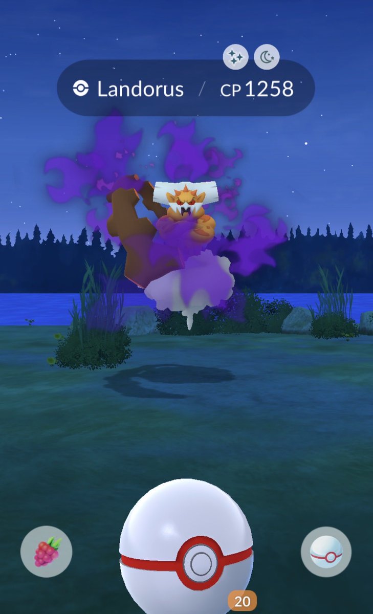 kmanasan03's tweet photo. Nooooiiceeeee!! Lucky to get this shiny Landy! 😍 #pokemongo #landorus https://t.co/fNV2tEsVVE