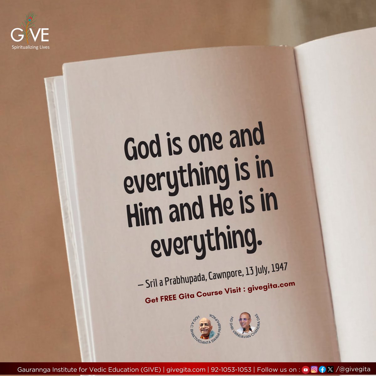 givegita's tweet image. He is in everything ✨ 
.
.
.
.
#God #everything #krishna #controller