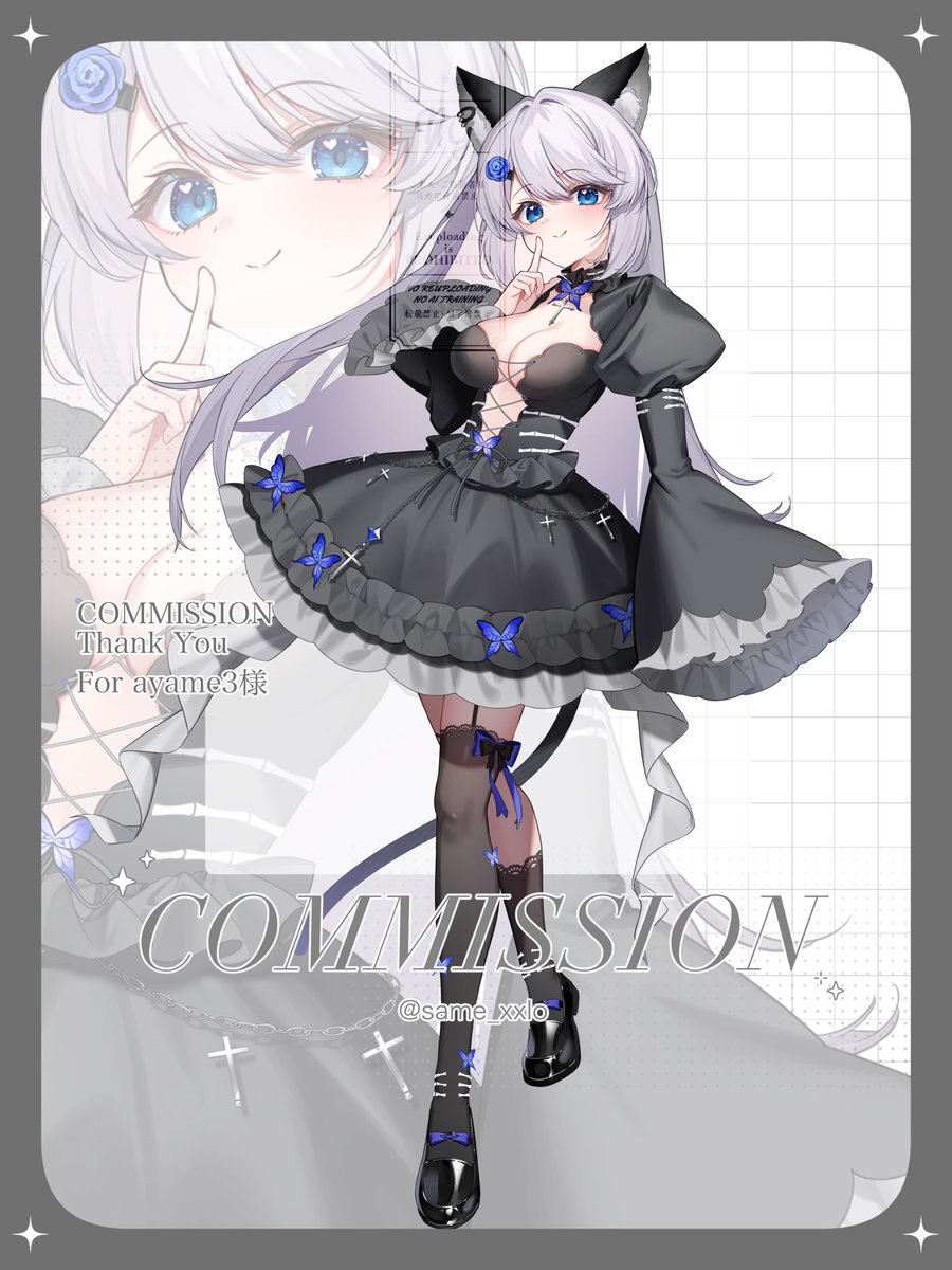 same_xxlo's tweet photo. リクエストありがとうございます🖤
 #Skeb https://t.co/yKIjqJv6MS