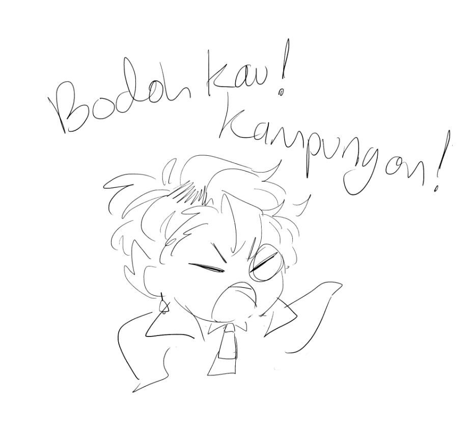 ke adek pungud (yudis), ke abang sendiri 
#MEVVARNAI