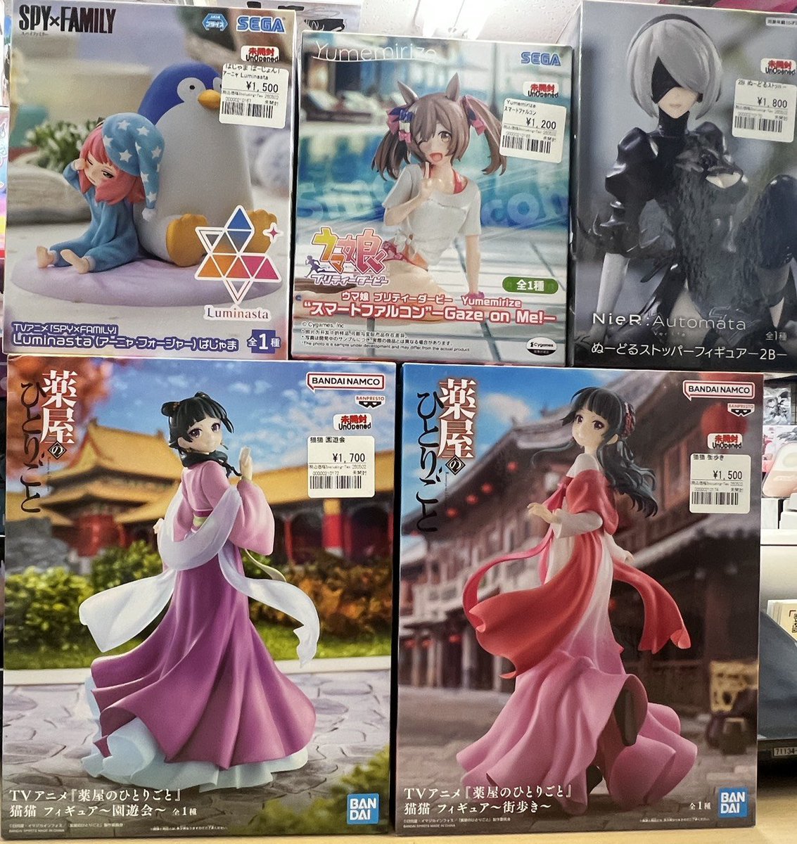 販売情報】 プライズフィギュア各種 お買取りさせていただきました