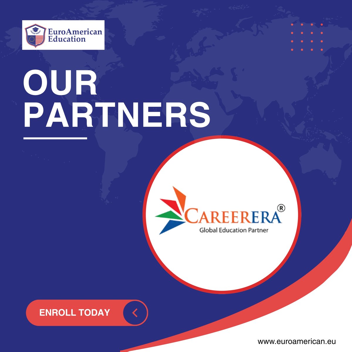 euroamericanedu's tweet image. Careerera, a valued partner of Euro American Education. 

Together, we are expanding access to globally relevant, skill-driven learning opportunities that empower professionals to grow and succeed in an evolving world.

#euroamericaneducation #globalpartners #careerera