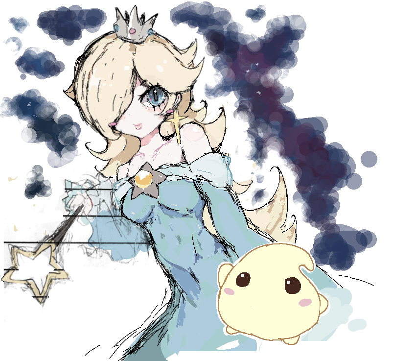 jazo_r04's tweet photo. rosalina wip https://t.co/nKry213PX9