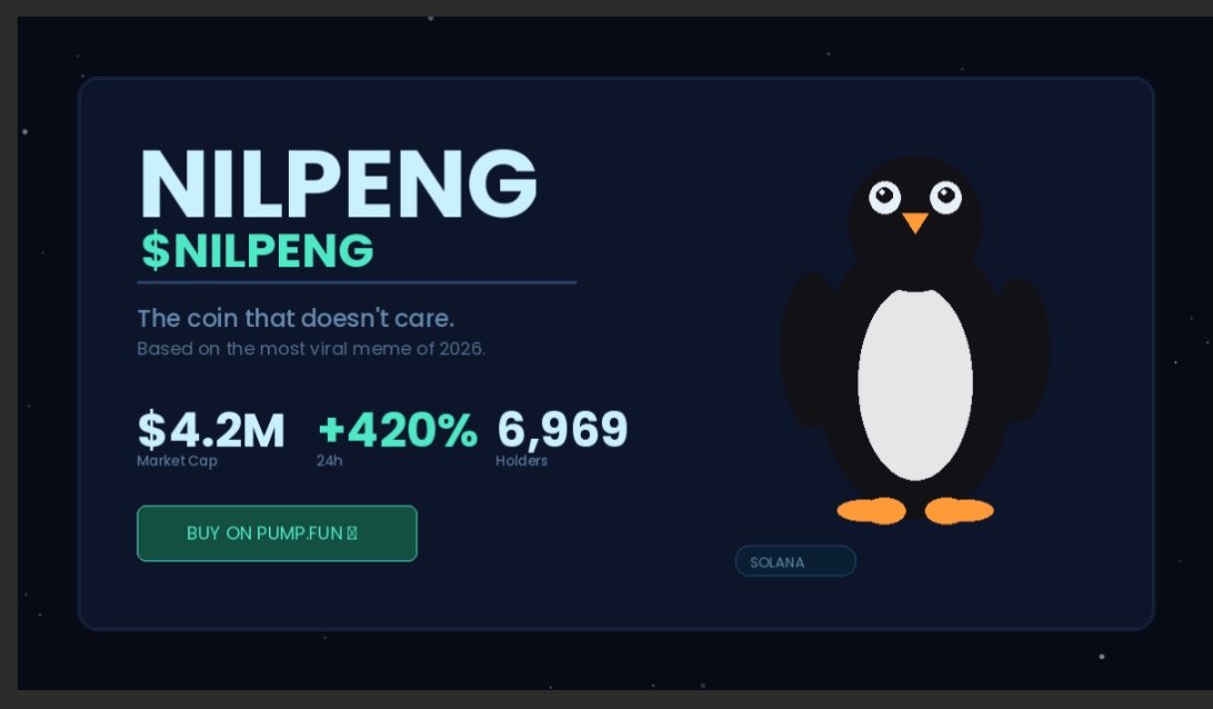 NilPengCoin Official tweet media