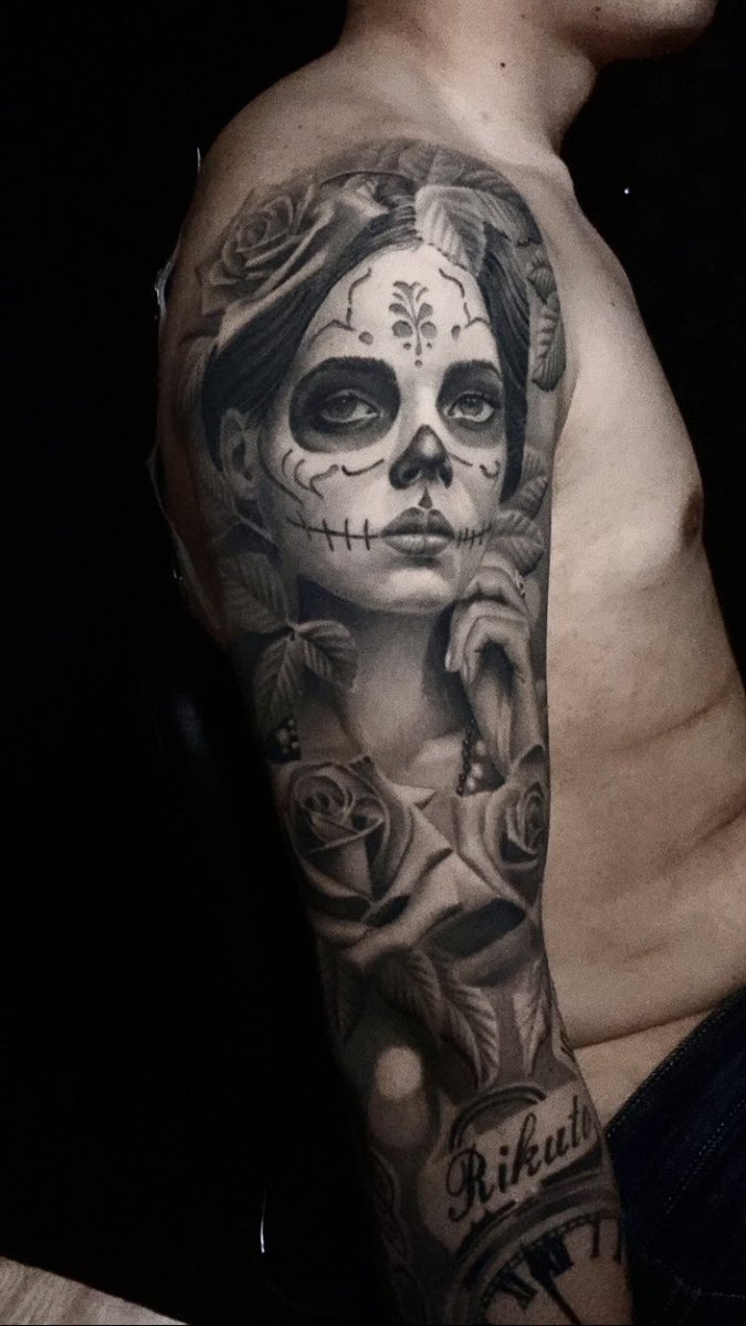 kbigtattoo's tweet photo. メキシカンガール！
#こうだい彫
#大阪彫師
#リアルタトゥー
#入れ墨
#刺青
#blackandgray https://t.co/7jNtg5Bx51