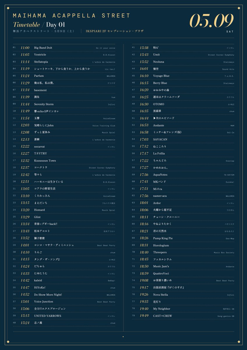 舞浜アカペラストリート tweet media