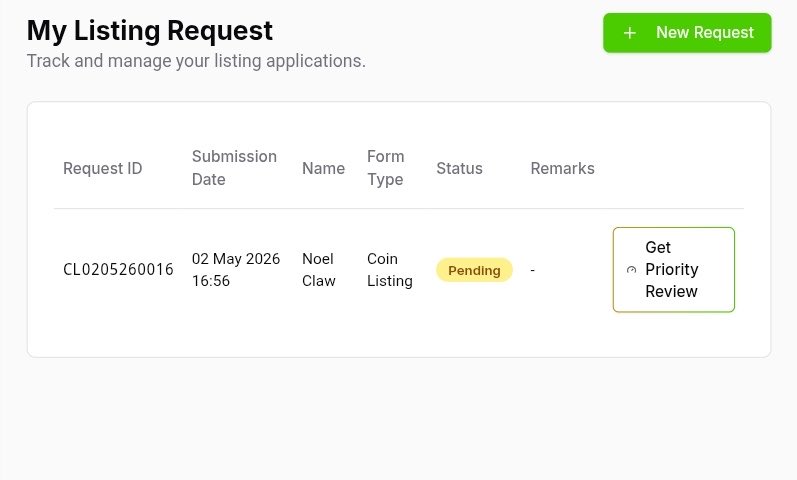 just submitted <a href="/coingecko/">CoinGecko</a> listing for $NOELCLAW.
Request ID : CL0205260016 

Dex : dexscreener.com/base/0x9eebf61…

meanwhile, we keep building.

noelclaw.fun
noelclaw.com