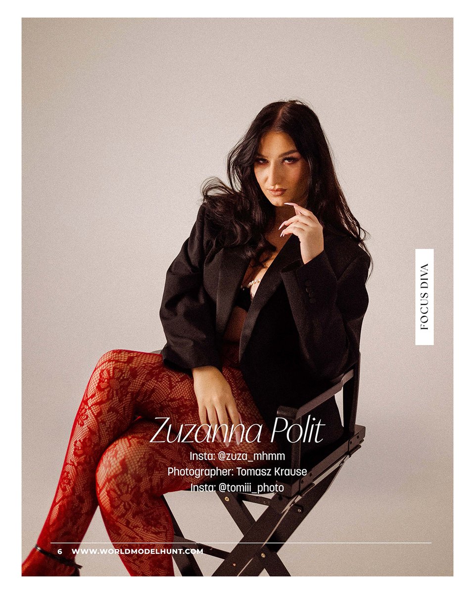 ✨ Zuzanna Polit shines as our Focus Diva!

Captured by Tomasz Krause, this editorial reflects elegance, confidence, and modern style in every frame.

📸 @zuza_mhmm
📷 @tomiii_photo
💄 <a href="/make/">Make:</a>.me.up_byevelina

#WorldModelHunt #FocusDiva #ZuzannaPolit #FashionEditorial #Modern
