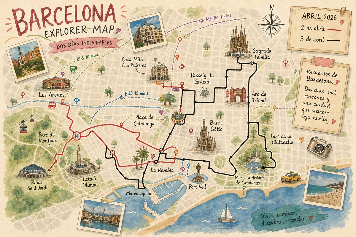 Adoro los conciertos de <a href="/LauraPausini/">Laura Pausini</a> , porque además de disfrutar de ella aprovecho para hacer turismo en la ciudad a la que vaya.

En Barcelona estuve menos de 48 horas y en ese tiempo la recorrí casi entera.

Ojalá poder volver el tiempo atrás. Echo de menos esas locuras.