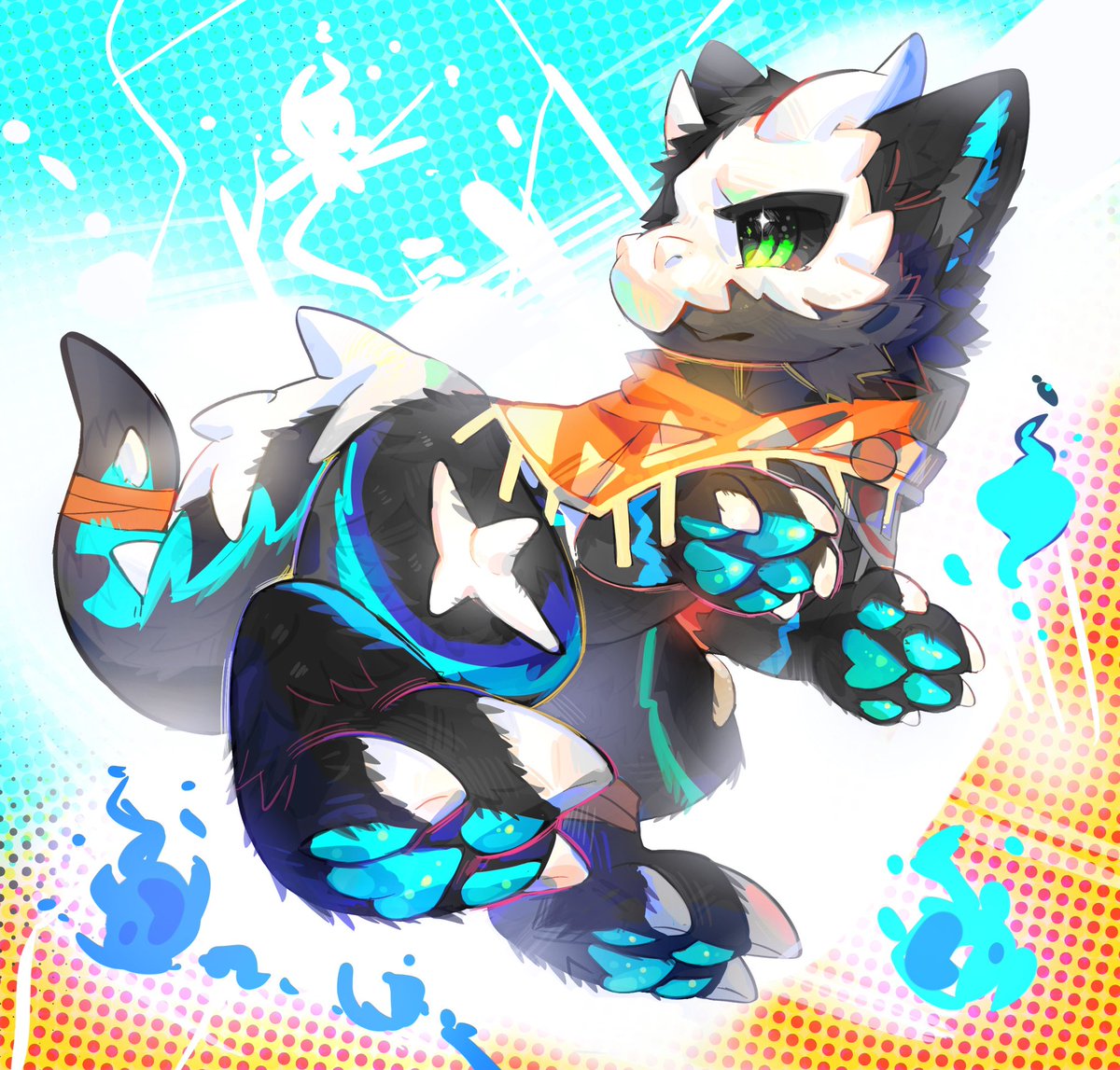 Haliekki_'s tweet photo. Turned into a dinosaur 🦖
🎨by 爆炸兆 https://t.co/O8thHF6RmR