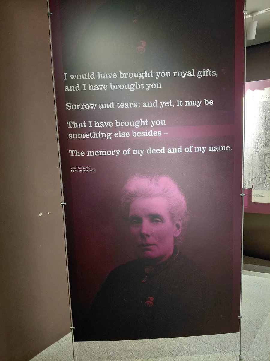 nicolatobias's tweet image. Patrick Pearse wrote these words to his mother as he awaited execution in 1916. My 📷 taken in the excellent @pearsemuseumOPW @1916Relatives @LissadellHouse @KilmainhamOPW #Dublin 💚