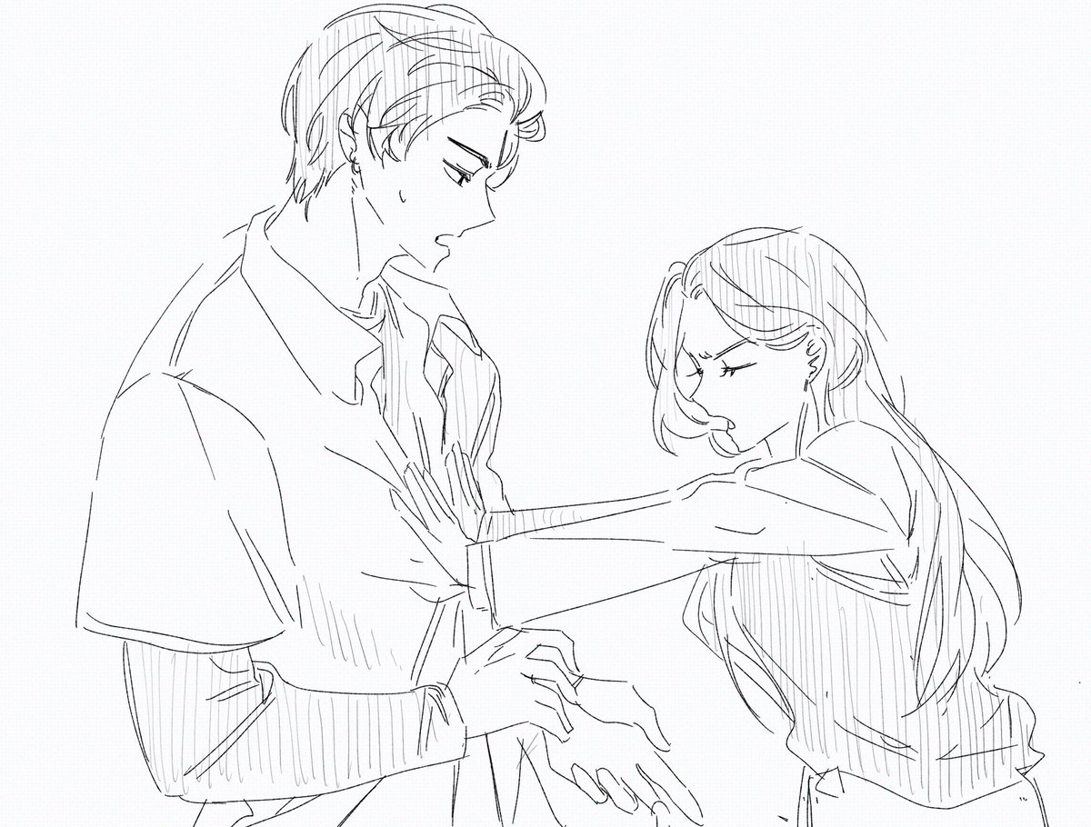 luckhybreak's tweet photo. 제가 맡긴 경준윤서 커미션 보실분... 💕💕 https://t.co/R6TTlKScKw