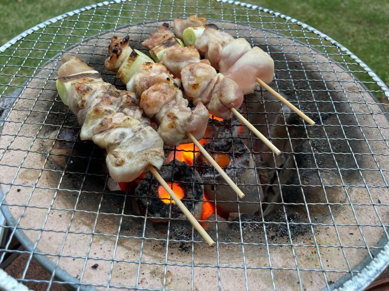 zannojimushima2's tweet image. 仕切り直して #GW 七輪による夫婦 #BBQ 。