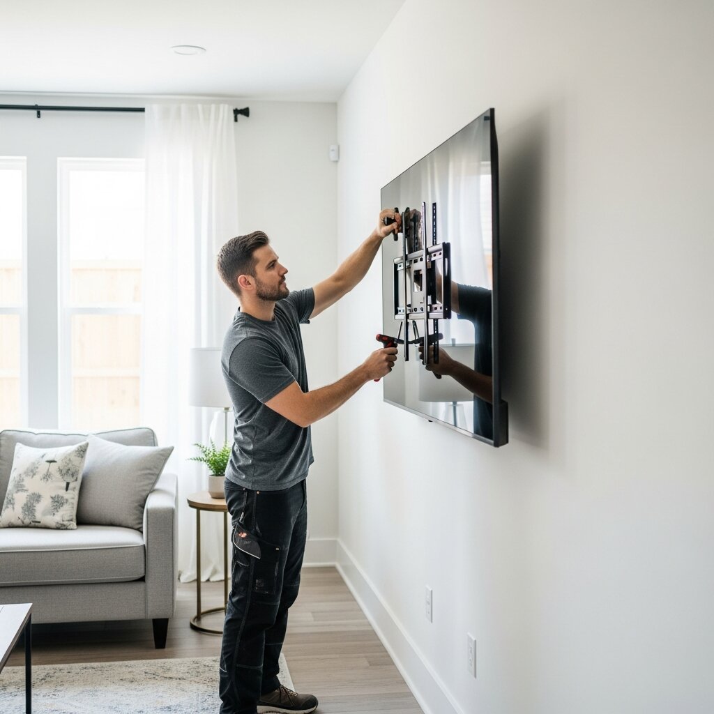 chynowethnephi1's tweet image. Myth-Busting: Wall Damage Is Inevitable With TV Mounting? 🛑 Not true! With the right tools and expertise, your walls can stay neat. Pros use precise techniques to minimize damage and keep your space looking sharp. #MythBusting #HomeServices #TVMounting