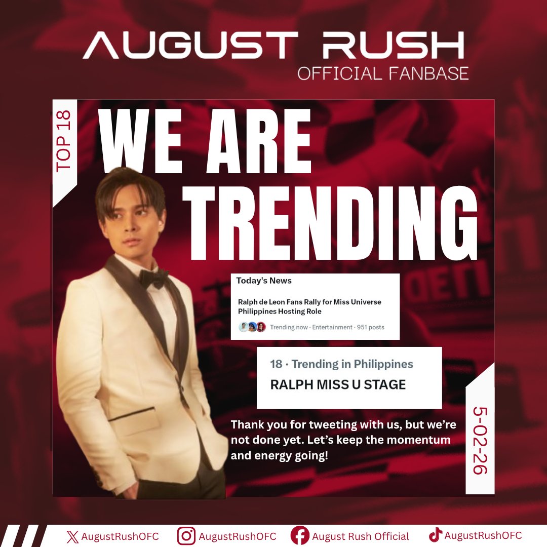 AUGUST RUSH TRENDSETTER tweet media