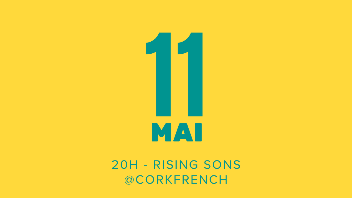 CorkFrench's tweet photo. Next #Cork French / English language exchange - MONDAY 11 May 8pm in Rising Sons bar #CorkCity #CorkFrench
Enjoy the #bankholiday #bankholidayweekend https://t.co/Gj7hA9RUVe