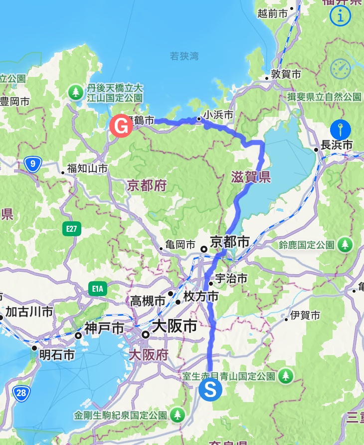 suckies1990's tweet image. 5/2(土)自宅→近江ちゃんぽん→小浜の焼き鯖寿司→舞鶴赤レンガ→生ビール→舞鶴泊（215ｋｍ） 
#tern #verge #ラーメン #生ビール