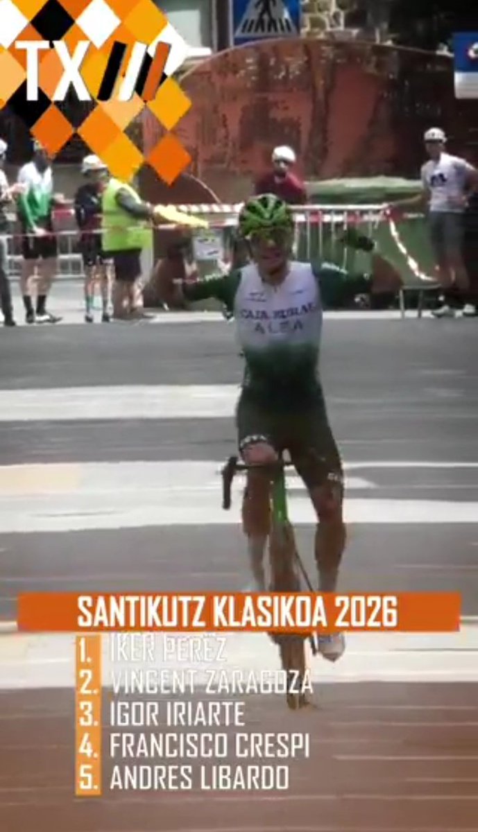 ZXCycling's tweet image. 🇪🇦@SantikutzKlasi

1🇪🇦@ikerperezz04
2🇪🇦@VicentZaragoza1
3🇪🇦I.Iriarte
4🇪🇦F.Crespi
5🇨🇴A.Mancipe
6🇪🇦@pikazasier
7🇪🇦M.Colell
8🇪🇦@_emiliogarcia23
9🇪🇦@danicepa_
10🇪🇦@ConejeroJon
11🇪🇦@unax_errasti
12🇪🇦@JoseMan96338943
13🇨🇵@HugoTapiz
14🇪🇦@adrilozaano

#cycling