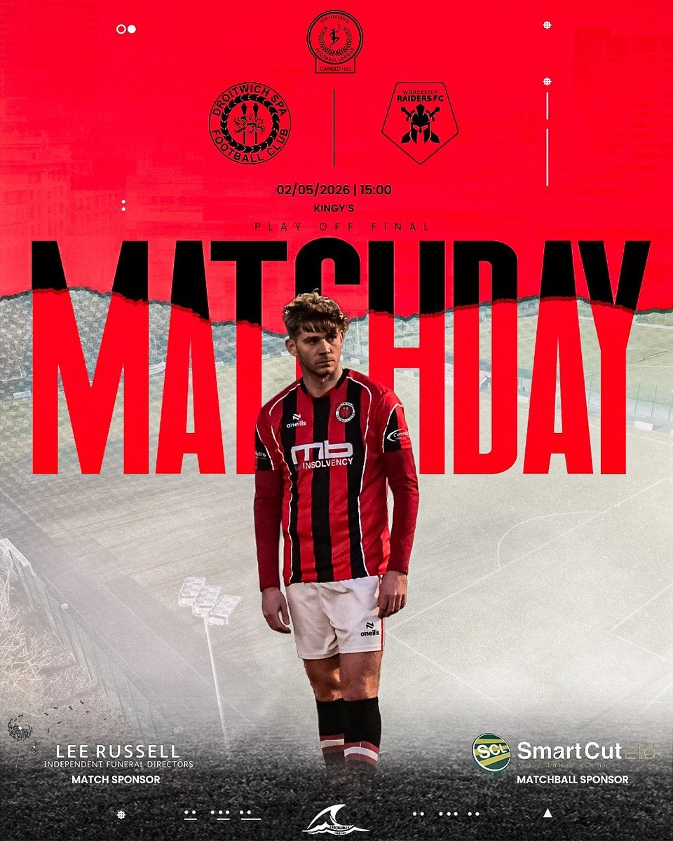 DroitSpaFC's tweet image. 🏡 MATCH DAY! 🔴⚫⚽

It's the final game of 25-26 &amp;amp; what a game we have to end!

✅ Play-off Final
✅ Local derby 
✅ Sold out
✅ 1st ever promotion to Step 4 at stake

‼️ Arrive earlier than usual
‼️ Don't forget your tickets!

🫡 See you there!

#UTS #goodtobehome #onelastpush
