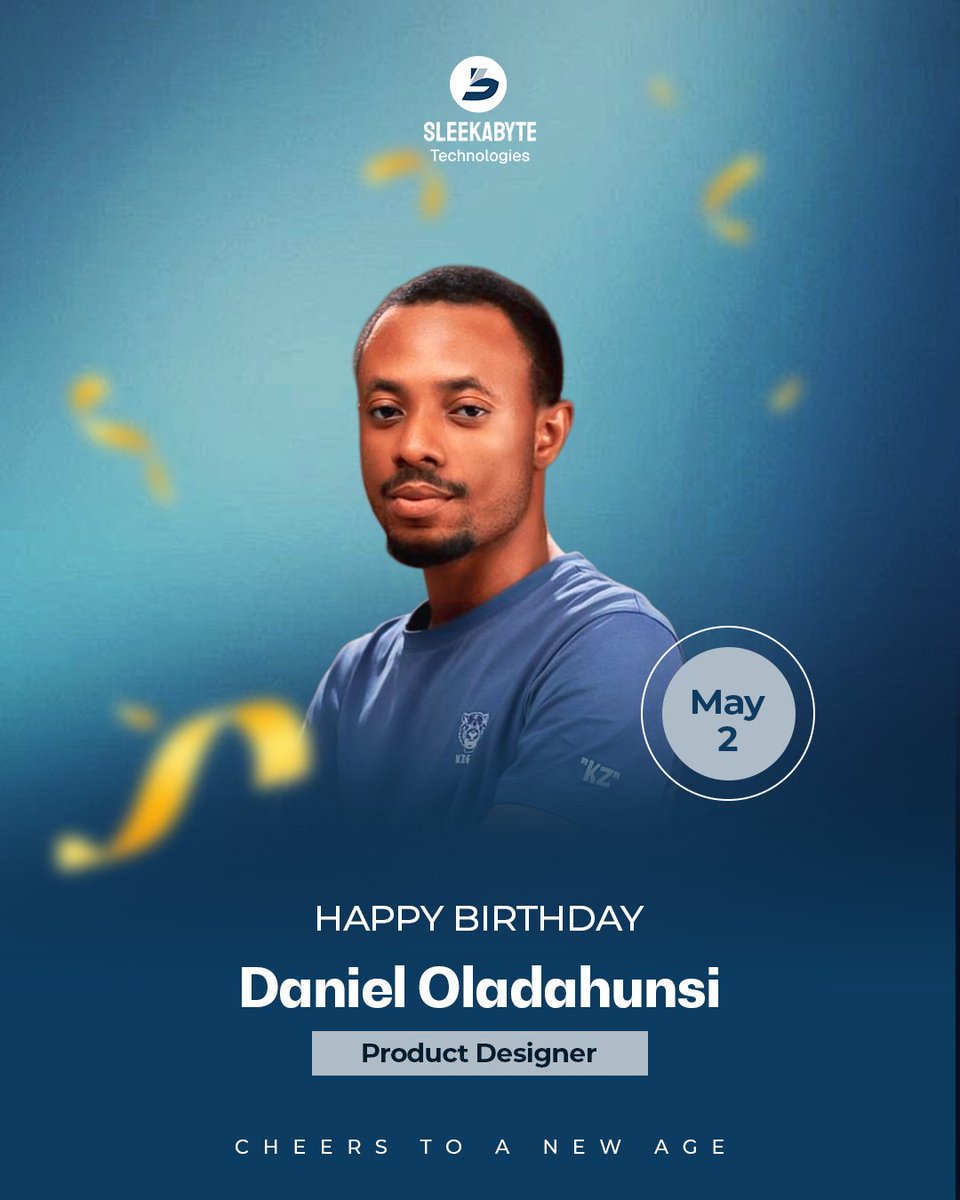 SleekaByte's tweet photo. Happy Birthday, 
 
Celebrating a Product Designer who turns complex ideas into simple, user-focused experiences at Sleekabyte Technologies.

More wins, more impact 
#ProductDesign #UX https://t.co/EDqe0CA8he