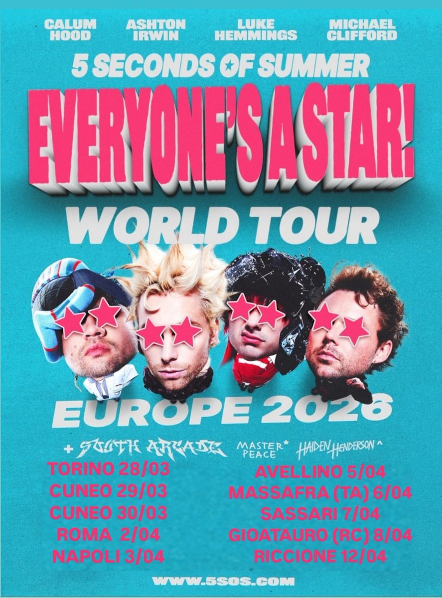 NUOVE DATE 5SOS?!?!?