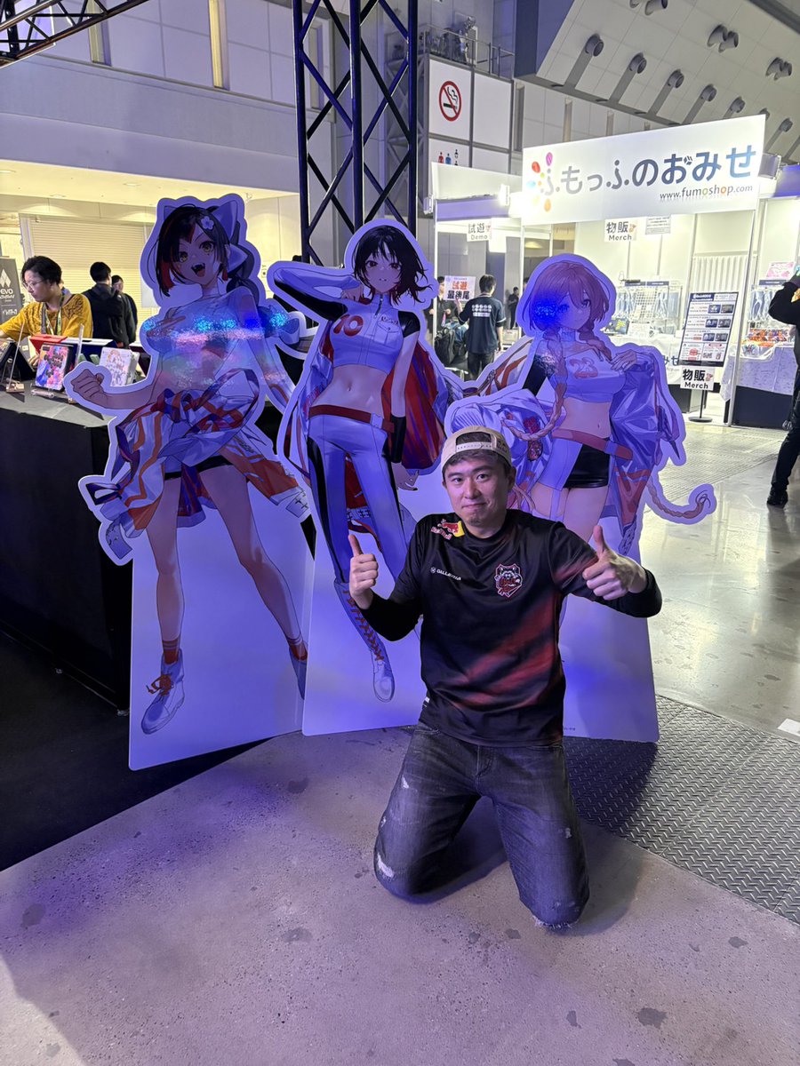 終わった後に写真撮ってきたー！SHOWDOWN仕様だったのできゅぴさんと