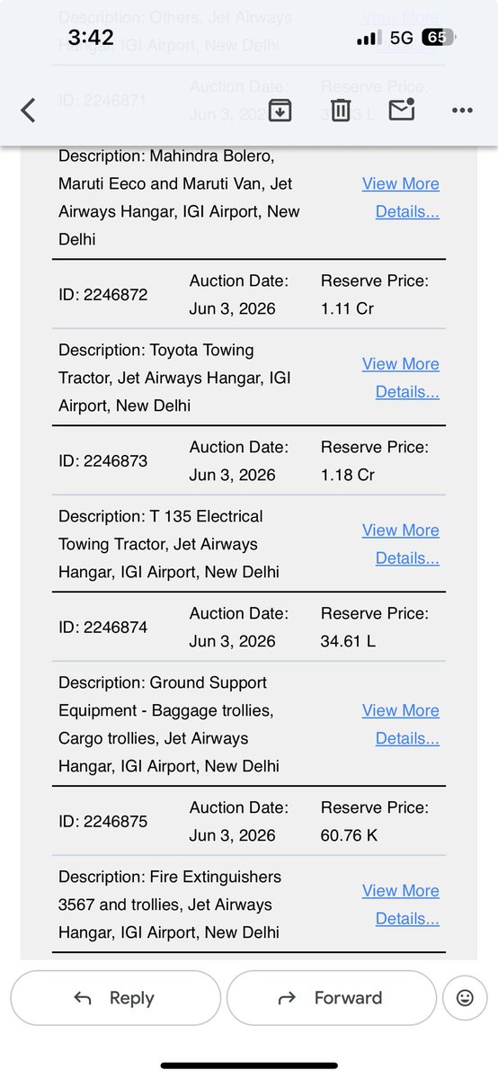 Princekumarth18's tweet image. why these auction of many Jet Airways Hanger at IGI Airport?

#IGI Airport #jetairways #electrical