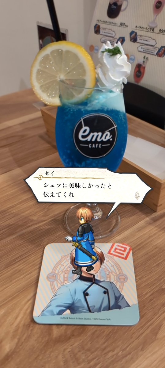 comtang's tweet photo. コラボカフェにお邪魔してきました！
熱々のカツカレー美味しかった(๑´ڡ`๑)
#百英雄伝 #emocafe https://t.co/oUckBrCM5y