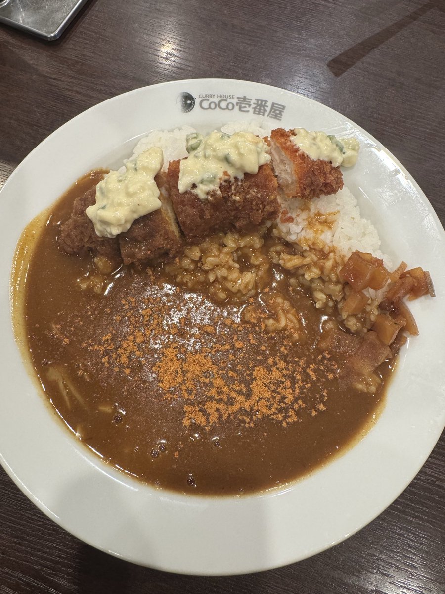 RoseTaichan's tweet photo. #ざことカレー
#わさびタルタル
#ハーフチーズ https://t.co/OAc1XH0m08