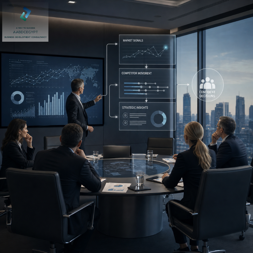 AABDCEGYPT's tweet image. Most companies don’t lack data.
They lack interpretation.

Market intelligence isn’t about reports.
It’s about better decisions.

 Read the full article: 
aabdcegypt.com/blogs/post/wha…

#AABDCEGYPT #MarketIntelligence #CorporateStrategy #BusinessConsulting #GrowthStrategy