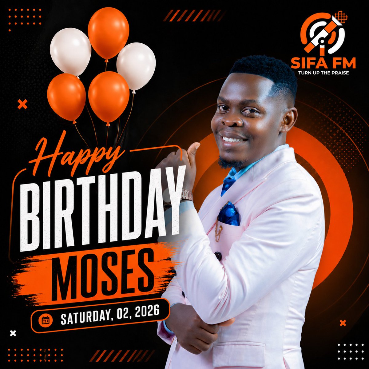 SifaFm's tweet photo. we celebrate you not just for the great work you do on air, but for the amazing person you are off air. Your energy is contagious, your dedication is unmatched, and your presence makes this studio a better place every single day.
HAPPY BIRTHDAY MOSES https://t.co/scfFzdSPxJ