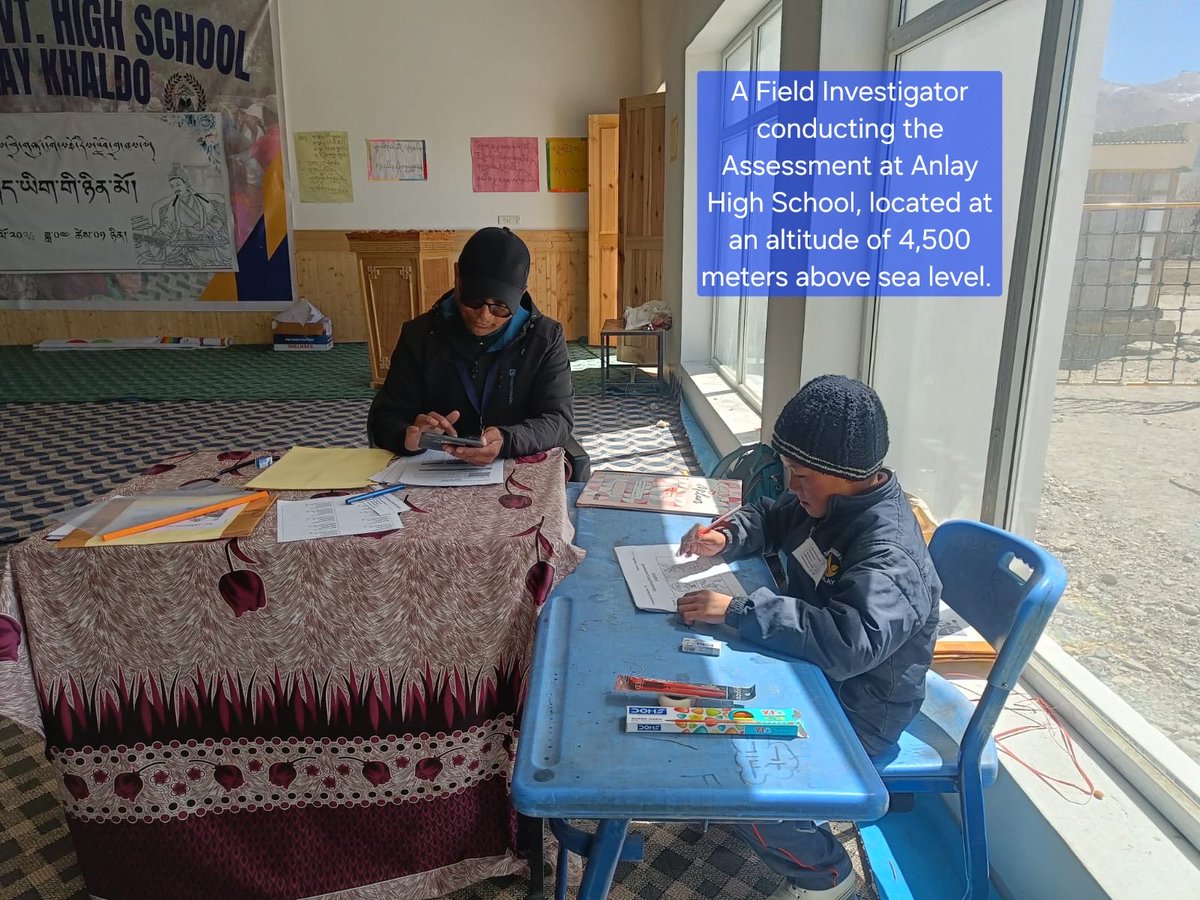 indranibhaduri's tweet photo. #FoundationalLearningStudy implemented in #Ladakh by #PARAKH under the aegis of the Ministry of Education (#MoE) - marking a systematic, evidence-driven effort to assess learning levels at scale and strengthen #FoundationalLiteracy&amp; #FoundationalNumeracy outcomes https://t.co/XfAZxyvujG