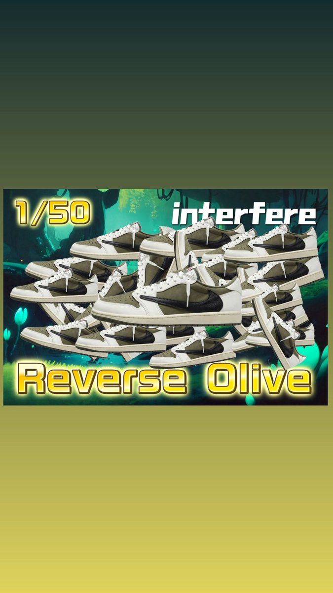 Interfere_2025's tweet image. 本日22時半から1/50低価格で当てろReverse Oliveガチャスタート🔥
interfere.jp

全2000口🔥
1口1800 point🔥
最低保証200 point🔥
実質1600 pointで引けます🔥

当たりは全てリバースオリーブ🫒

プレゼントキャンペーンもリバースオリーブ出してるのでぜひ応募してね🔥

RP