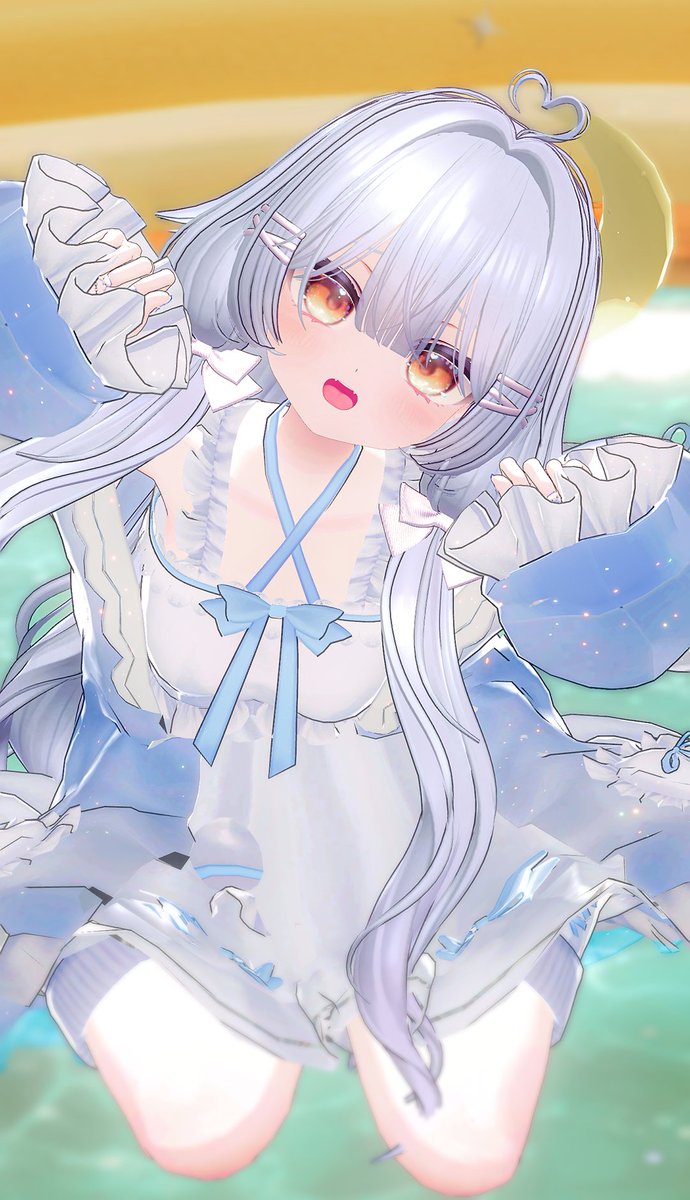 usagi_cocoa13's tweet photo. セイラン・ましゅめろ対応ありがとう🐰🩶
あいかわらぼの新作、セイランに着せてみたよ！
かわいすぎるよ！！！！！！
🔹https://t.co/4Vy7Rcfd1G🔹
#あいかわらぼ　#VRC https://t.co/biMefel87B