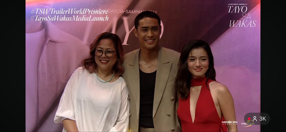 aaaaa namiss ko to

TAYO SA WAKAS TRAILER 

#TayoSaWakasMediaLaunch
#DonnyPangilinanAsCisco
#BelleMarianoAsCheska