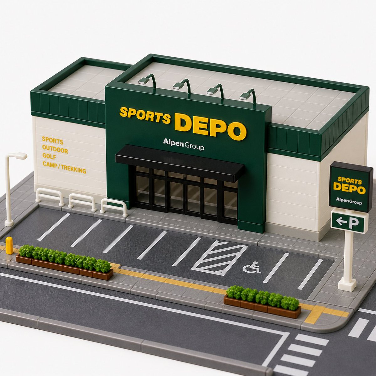 real2minigarage's tweet image. Real → Mini
SPORTS DEPO 🏕️ AlpenGroup sports storeスポーツデポをトミカ風にミニチュア化
#miniature #real2mini #トミカ風 #sportsdepo #alpingroup #outdoor #sports #scalemodel