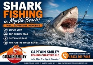 captainsmileyf1's tweet photo. Shark Fishing in Myrtle Beach: The Ultimate Ocean Adventure
https://t.co/8ny42GL867 https://t.co/pGoEUe2Y7T