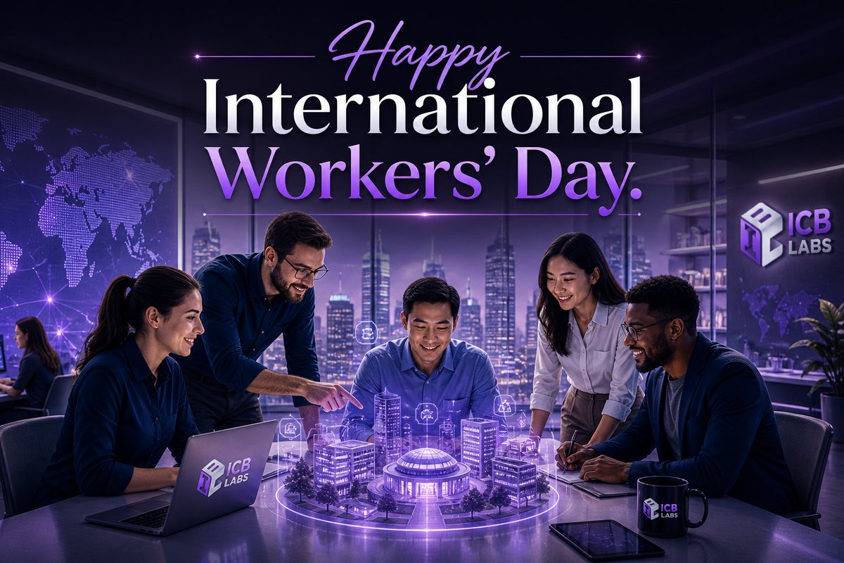 ICBLabs's tweet photo. Behind every innovation are people who commit their time, focus, and effort to building meaningful progress.
Today, we recognize the individuals whose work shapes the future.
Happy International Workers’ Day.
#workers_day #ICBLabs #InternationalWorkersDay #International_Workers https://t.co/ts1gd6WBxi