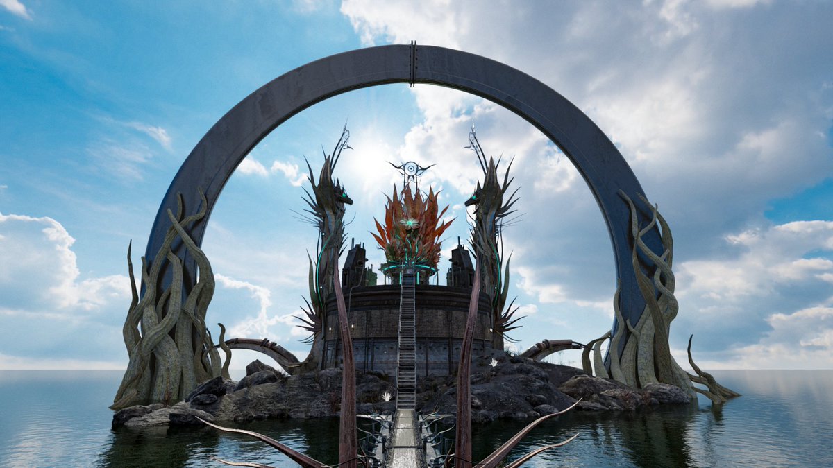 NeyyahGame's tweet image. There's not only ruined buildings, abandoned by a world lost to time, but stranger things afoot ... New technology, spikey dragon-like structures, polished machines. Something else lurks here on Neyyah ... Link below to game! #gaming #screenshotsaturday #puzzlegame #adventuregame