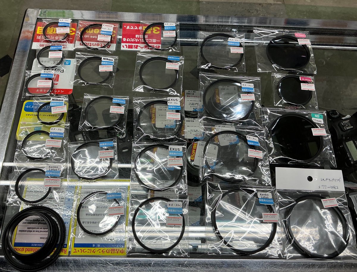 T*o様 まとめ売る ジャンク品現状品 現状品、ジャンク品フィルター入荷しました✨️ #トップカメラ