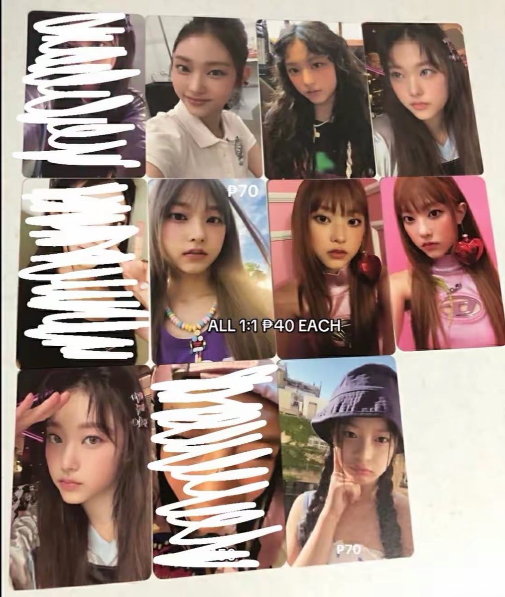 luvharuswzz's tweet photo. wts lfb ph newjeans photocards - #luvharuswzz
— ₱40-₱70 only !! ( jennie ₱300 )
— payo only ( can do dop if get more ) 
— mod: jnt 
— mop: gcash 
— loc: pampanga 
— can ship after onhand 
— all good condi still x sensi https://t.co/ldjQ5TkIPL