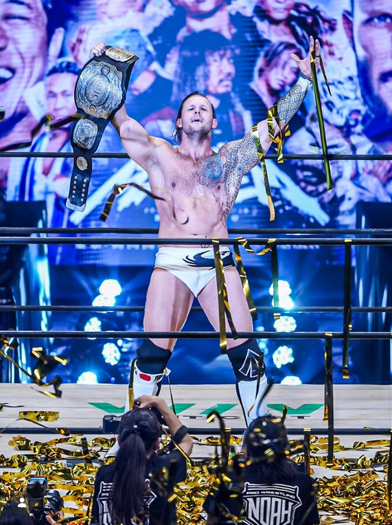 He is GHC HEAVYWEIGHT CHAMPION — PARODY tweet media
