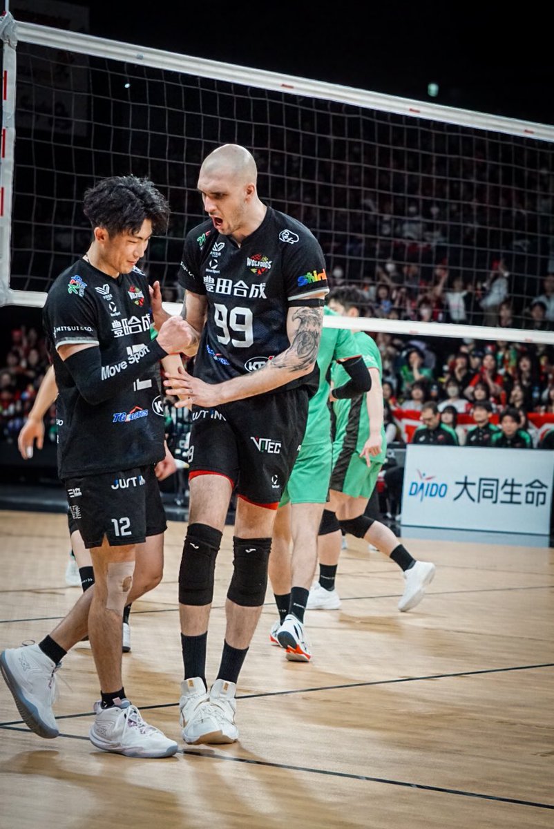 #水町泰杜 選手 #NorbertHuber 選手
 #ウルフドッグス名古屋