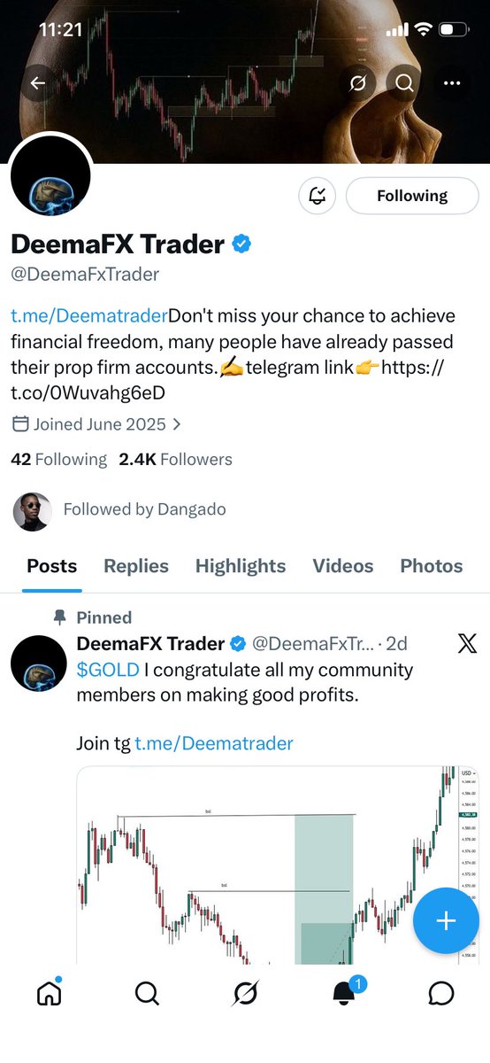 sam_danbauchi's tweet photo. @DeemaFxTrader @dangadofx All done ✅ https://t.co/mpADi4Wzec