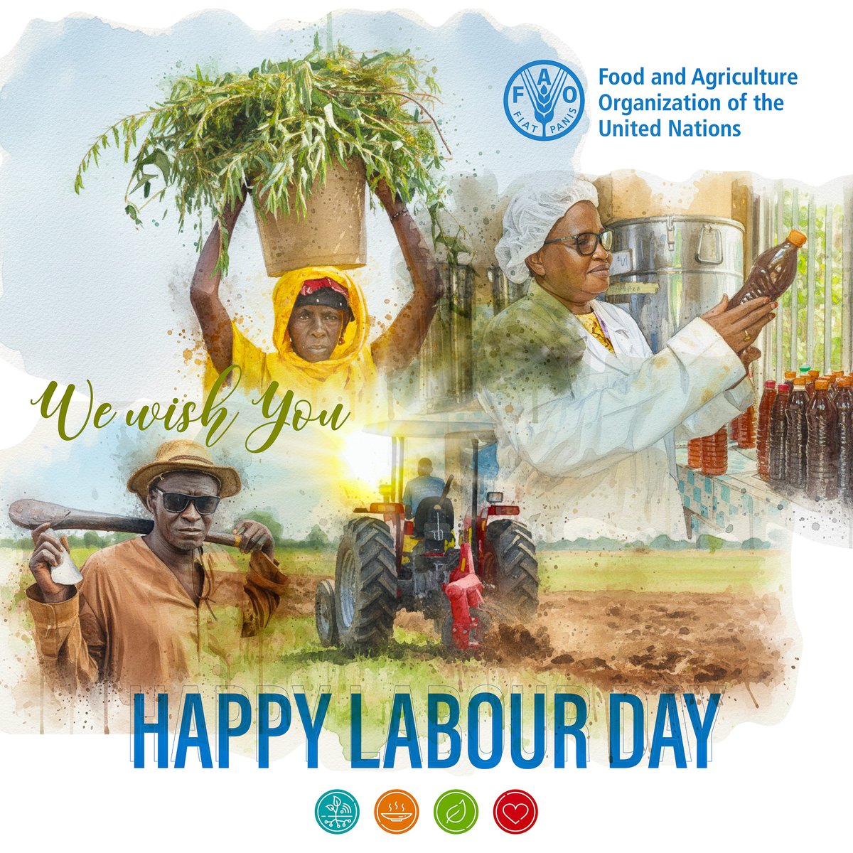 FAOWestAfrica's tweet image. 💐 On this 1st of May, @FAOWestAfrica
celebrates all those who work every day to feed the world and protect our planet.
📷 Thank you to farmers, herders, fishers, and all actors of sustainable agrifood systems.
@FAO
#4Betters
#ZeroHunger