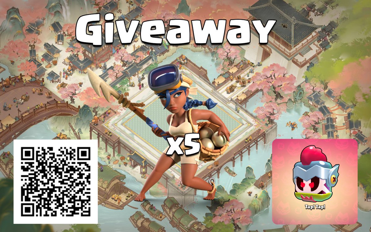 For Brawl Stars players, here is a FREE Damian Box🤗
link.brawlstars.com/voucher/a22e6b…
#BrawlStars #DamianBox #NewBrawler 
Also Giveaway time!🎁
x5 Summer Royal Champion Skins for Clash of Clans players☀️🏖
To Enter:
• Follow me
• Like &amp; Repost
• Tag 2 Friends