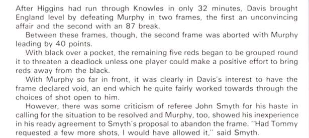StevenTrevor's tweet photo. Snooker Scene match report from the World Team Champs England v Northern Ireland. The match was 1982 not 81, silly me! 😋 @baizewatch @SnookerHeroes @147155snooker @romfordslim1477 @bwdobson @brianmcgovern8 #rerack #snooker https://t.co/dMzgz72Zki