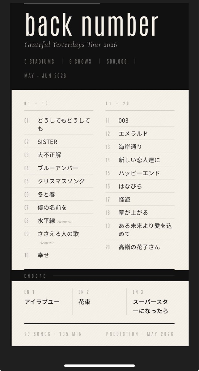 back number【FANCLUB】 tweet media